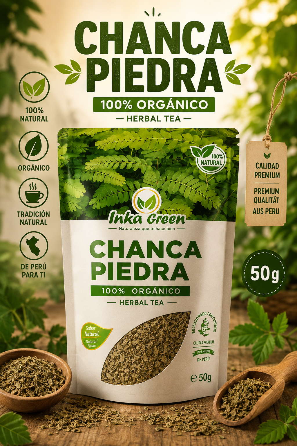 Chanca Piedra – 100% Orgánico | Inka Green