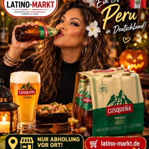 Cusque&ntilde;a Trigo 310 ml &ndash; Peruanisches Weizenbier. Nur Abholung vor Ort. Kein Versand. 310 ML