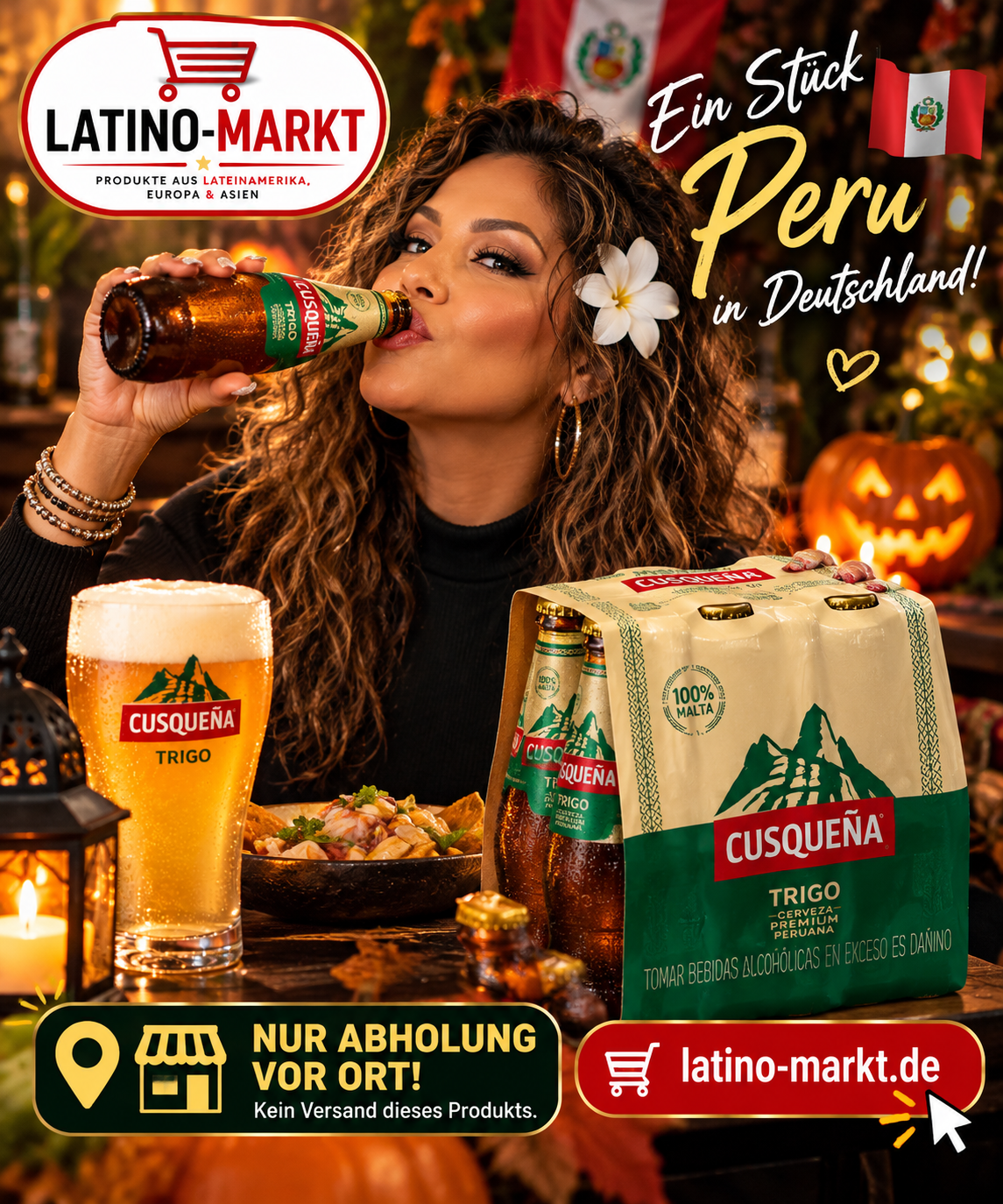 Cusqueña Trigo 310 ml – Peruanisches Weizenbier. Nur Abholung vor Ort. Kein Versand. 310 ML